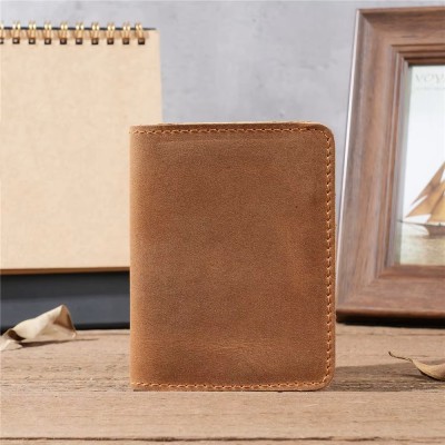 Slim Vintage Genuine Leather Wallet | Light Brown - Artena Slim Vintage Genuine Leather Wallet | Light Brown - Artena