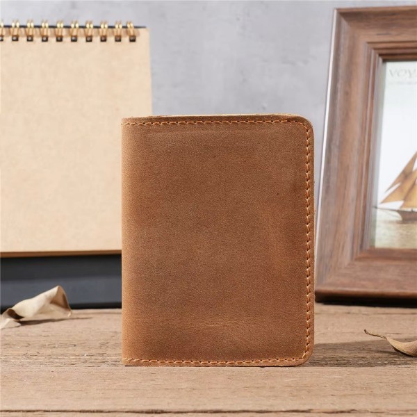 Slim Vintage Genuine Leather Wallet | Crazy Horse Finish