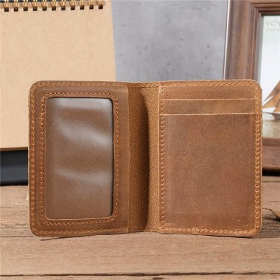 Slim Vintage Genuine Leather Wallet | Light Brown - Artena Slim Vintage Genuine Leather Wallet | Light Brown - Artena
