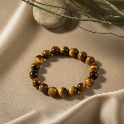 Natural Stone Bracelet: Tiger's Eye, Hematite & Black Obsidian - Artena